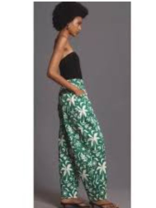 Brand New by Anthropologie Corey Lynn Carter Paperbag Barrel Pants - Picture 3 of 8